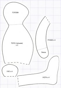 Мягкая игрушка своими руками (выкройки)